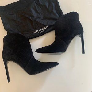 YSL Black Stiletto Boots EU 41